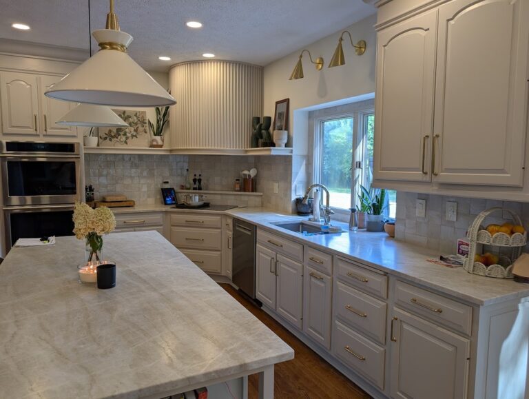 Custom Range Hood and Cabinetry install